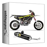 arrow 52512AKN scarico omologato thunder alluminio nero fondello carby compatibile con fantic motor xef/xmf 125 2023 mototopgun