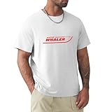 Boston Whaler Fashion White Geek Cotton Male Tshirt Men White XL