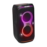 JBL PartyBox Club 120 Speaker Wireless Bluetooth Portatile, Cassa Altoparlante Impermeabile IPX4, 2 Ingressi per Microfono e Chitarra, USB, fino a 12 h di Autonomia, Nero, Spina AC UE (tipo C)
