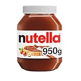 Nutella - Crema Spalmabile alle Nocciole e Cacao, Senza Glutine, Conservanti e Grassi Idrogenati, Ottimale a Colazione, Vasetto da 950 gr
