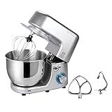 MiTA - IMPASTATRICE PLANETARIA 8 LITRI, motore potente da 1400W, 6 velocità, ciotola da 8L in acciaio inox