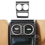 Copertura adesiva per telaio in fibra di carbonio, accessorio decorativo compatibile con Alfa Romeo 159 2005-2012 (classico, ventola esterna per presa d'aria posteriore 07)