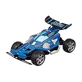 Nikko 10044 Race Buggies Alien Panic Blue, Auto radiocomandata da fuoristrada fino a 7,5 km/h, telecomando multidirezionale 2,4 GHz, bambini dai 6 anni e adulti, passeggino ca. 23 cm, blu