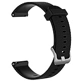 LOKEKE, cinturino di ricambio compatible with Timex Expedition – 20 mm di ricambio in silicone compatible with Timex Expedition/Weekender(Siliocne Nero)