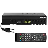 Yingtop Decoder Digitale Terrestre 2024 H.265 Hevc Main 10 bit, Decoder DVB-T2 Ricevitore Digitale Terrestre TV SCART Full HD 1080p riceve TUTTI i canali gratuiti,Supporta Multimedia PVR USB WiFi