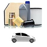 Tagliando compatibile con TOYOTA Aygo 1.0 50 kw Benzina 2005-2014 - 4 Lt di olio + 3 Filtri