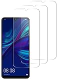 QUITECO Vetro Temperato per Huawei P Smart 2019 [3 Pezzi] Vetrino Protettivo Pellicola Protezione Schermo