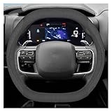 Coprivolante Per TUTTI Per Dacia Per Duster 2024 2025 Coprivolante Per Auto In Pelle Traspirante Antiscivolo Auto-styling Accessori Auto Coprivolante Auto(Hj)