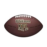 Wilson Pallone da Football della NFL, ad Impugnatura salda., WTF1795, Brown, Official