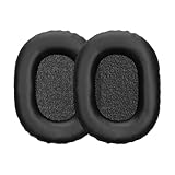 kwmobile 2x Cuscinetto Cuffie Compatibile con Sony MDR-7506 / MDR-7510 / MDR-7520 / MDR-V6/MDR-CD900ST Pad - Cuscinetti Ricambio Cuffie Over Ear Simil Pelle - nero