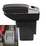 del box auto Center console bracciolo – Contenitore braccioli Compatibile con Ford Focus 2 MK2 2005 2006 2007 2008 2009 2010 2011,Non compatibile con C-Max/Focus 3 MK3