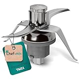 Chef-Mix Gruppo Coltelli TM21 di Ricambio per Vorwerk Thermomix Gruppo Lame Bimby TM21 - Gruppo Coltelli Bimby TM21 in Acciaio Inox SUS420 - Lame per Bimby TM21 Ricambi Bimby TM21 Accessori Bimby TM21