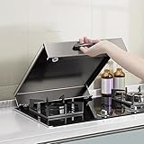 Coperchio Piano Cottura, Copri Piano Cottura con Maniglia Antiscottatura e Cuscinetto Antiscivolo, per Ampliare lo Spazio di Lavoro in Cucina(14x19in/35x48cm)