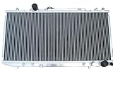 Radiatore in alluminio completo a 2 file per 1989-1994 To-yo-ta Celica GT4 GT-4 ST185 3S-GT 3SGTE Manuale 1990 1991 1992 1993
