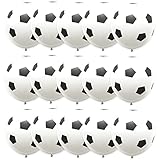 15 palloncini a tema calcio, 30,5 cm, colore bianco e nero, per feste a tema sportivo, decorazioni per feste a tema mondiali di calcio