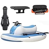 Moto d acqua gonfiabile elettrica, Barca a motore elettrico estiva da 500 W/700 W per 2 adulti, utilizzabile per 130/160 minuti, giocattolo per feste in piscina e sport acquatici 700WPRO16A