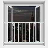 Inferriata for Finestre di Sicurezza, Grate for Finestre, Sicurezza Barre, Parapetto for Finestre for Bambini e Animali Domestici, Cancello Sicurezza Bambini, for Proteggere la Sicurezza dei Bambini