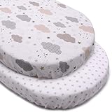 PEKITAS Lenzuolo 75 x 33 cm, 72 x 33 cm, regolabile, per materasso/carrozzina/passeggino, per bambini e ragazze, con elastico, adatto a Julius Zöllner, Träumeland, Alvi, FabiMax