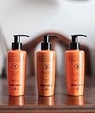 Kit lisciante alla cheratina prohair professionale senza formalina, 3 x 150 ml