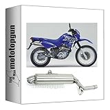 scarico omologato arrow paris dacar in inox con fondello in inox compatibile con yamaha xt 600 e 1990 1991 1992 1993 1994 mototopgun 72011pd