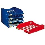 Fellowes E040NE Vaschetta Portacorrispondenza Modula, Nero