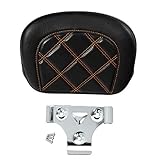 TCMT Imbottitura posteriore staccabile per Sissy Bar per Harley Touring Road King Tri Glide Street Glide Road Glide Electra Glide 1997-2023, Softail Slim FLSL Low Rider FXLR 2018-2023