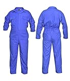 SHYNE KILTS U.K Royal Blue - Tuta da lavoro da uomo, tuta da lavoro e meccanica, da uomo, Blu reale, M