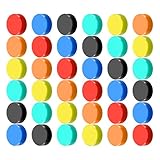 Set di 30 Calamite per Frigorifero, Calamite Piccole e Potenti, Magneti per Lavagna Magnetica, Durevole e versatile, Calamite Colorate per Armadietti, Ideali per Lavagna Magnetica.