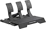 FANATEC CSL Elite Sim Racing Pedali v2 – Set di 3 Pedali (Frizione, Freno, Acceleratore), Plug-e-Play, Sensori Hall Senza Contatto, RJ12/USB per PC, PS5, PS4, Xbox Serie X|S, Xbox One