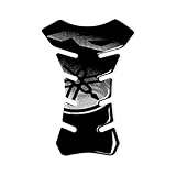 4R Quattroerre.it 18145 Protezione Serbatoio Adesivo 3D Moto Yamaha R1, Nero