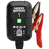NOCO GENIUS1: Caricabatterie Intelligente 1A 6V/12V – Mantenitore di Carica e Desolfatatore con Protezione da Sovraccarico e Compensazione Termica – Per Batterie al Piombo e Litio
