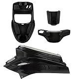 KIT CARENE COMPATIBILE CON YAMAHA BW'S BWS ORIGINAL COMPATIBILE CON MBK BOOSTER SPIRIT 50 20042017 NERO LUCIDO