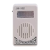 MONOJLY Telefono Suoneria Amplificatore Altoparlante Strobe Light Flasher Utilizzato in ambienti rumorosi Facile da usare