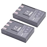 vhbw 2x batteria compatibile con Canon Digital Ixus 300, 330, 400, 430, 500, V, V2, V3 fotocamera digitale DSLR (750mAh, 3,6V, Li-Ion)
