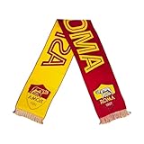 AS Roma SCIARPA UFFICIALE JACQUARD WORDMARK GIALLO