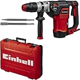 Einhell Tassellatore TE-RH 40 3F (1.050 W, percussione pneumatica, forza di percussione di 10 J, attacco SDS-Max, scalpello piatto e scalpello a punta inclusi)