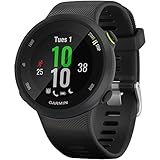 Garmin Forerunner 45, Orologio Smart GPS per la Corsa e Altri Sport Unisex, Nero, L