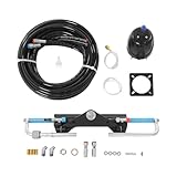 ROGONPDK Set di sterzo idraulico fuoribordo 150 CV, meccanismo di sterzo idraulico, pompa idraulica Kit W/tubi idraulici e cilindri idraulici, per imbarcazioni da 150 CV