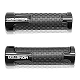 Universale 22mm 7/8'' Manopole manubrio Per Monster 400 620 695 696 796 797 821 Stealth 1100 1200 1200S Nero