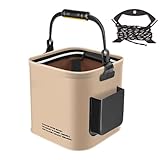 Secchio per pesci vivi, vasca da pesca pieghevole, cestino per protezione pesci, facile da pulire, riutilizzabile, 8 l/13 l per giardinaggio, picnic