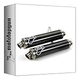 termignoni 96025704b scarico carbonio omologato compatibile con ducati monster s4r - s4rs 45° mototopgun