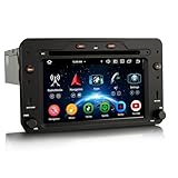Erisin Android 14 8-Core 4GB+64GB Autoradio Bluetooth GPS Navigatore per Alfa Romeo Brera Spider 159 Sportwagon 6.2" Lettore DVD IPS Schermo tattile Supporti CarPlay Android Auto WiFi 4G DSP Canbus