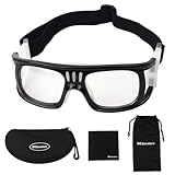 Andux Basket Calcio Sport Occhiali Occhiali di sicurezza LQYJ-01 (Nero)