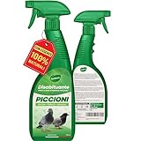 Gardemia Disabituante Anti Piccioni 750ml Spray Sgradito Azione Naturale Barriera Vegetale Che Disabitua da Balcone Casa Alternativa Eco a Repellente Dissuasori Gufo Corvo Veleno Ultrasuoni Spuntoni