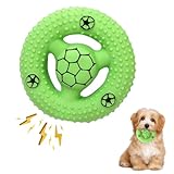 SRIZIAN Giocattoli Cigolanti per Cani, Masticare in Lattice per Cuccioli, Giocattoli Interattivi Cigolanti per Pulizia dei Denti, Regalo per Cani di Piccola e Media Taglia (verde)