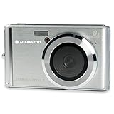 AGFA PHOTO Realishot DC5200 - Fotocamera Compatta, 21MP, Schermo LCD 2,4", Zoom Digitale 8x, Video HD 720p, Batteria al Litio, Schede SD, Modalità Scena - Argento
