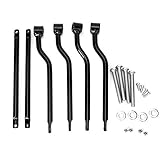 Biuzi Borsa universale per moto, supporto per sella e borsa laterale, accessorio di fissaggio con barre di supporto