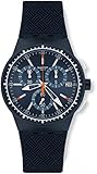 Swatch Orologio da Uomo Cronografo al Quarzo con Cinturino in Silicone – SUSN410