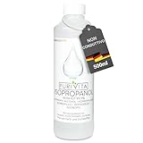 PURIVITA® Alcool Isoproilico 99,9% [500ML] - Alcol Isopropanolo - Isopropyl Alcohol Disinfettante - Alcool Denaturato Etilico - Isopropanol Detergente per Casa, l'industria & l'elettronica