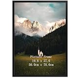 Giftgarden Cornice 50x70,Cornice Nera in Alluminio,Cornice da Parete, Decorazione per Casa,1 Pezzo